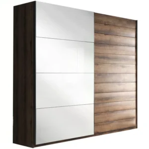 Béta gardrób kolostortölgy/fekete